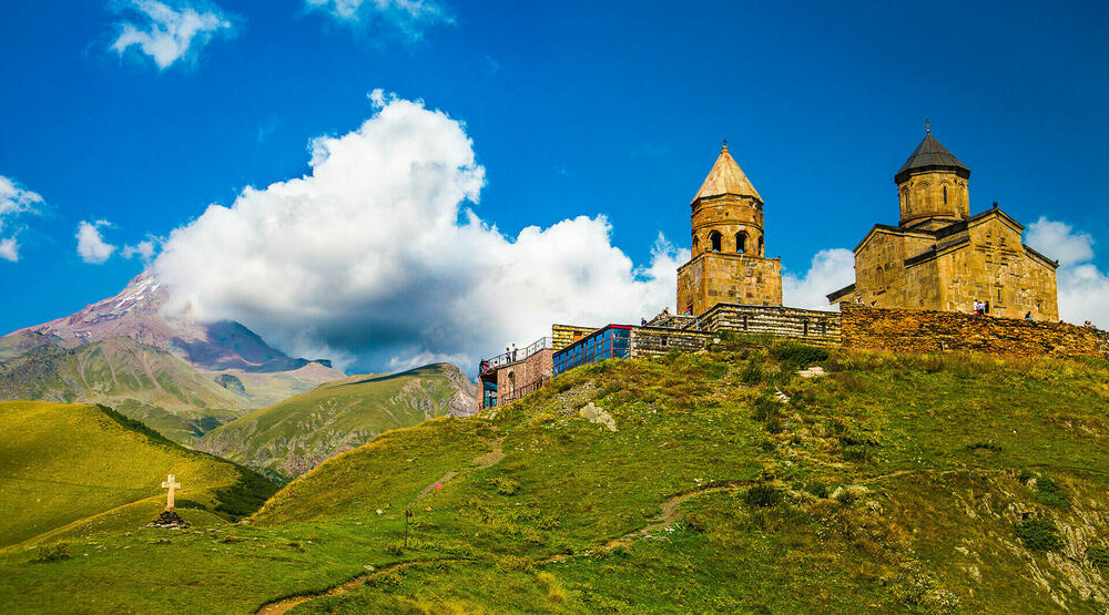 Topptur til Mount Kazbek