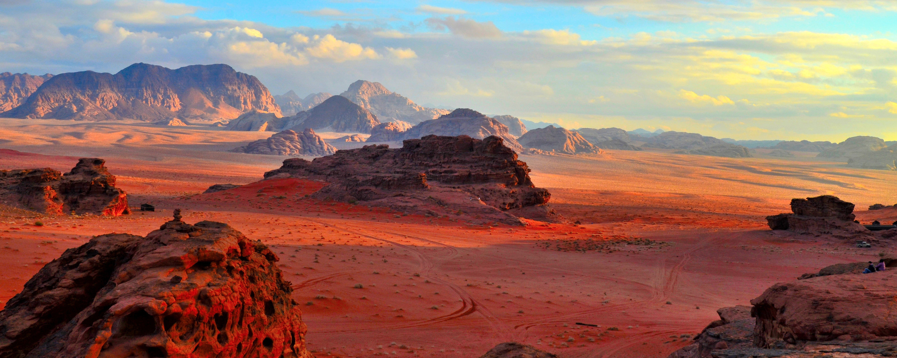 Solnedgang i Wadi Rum