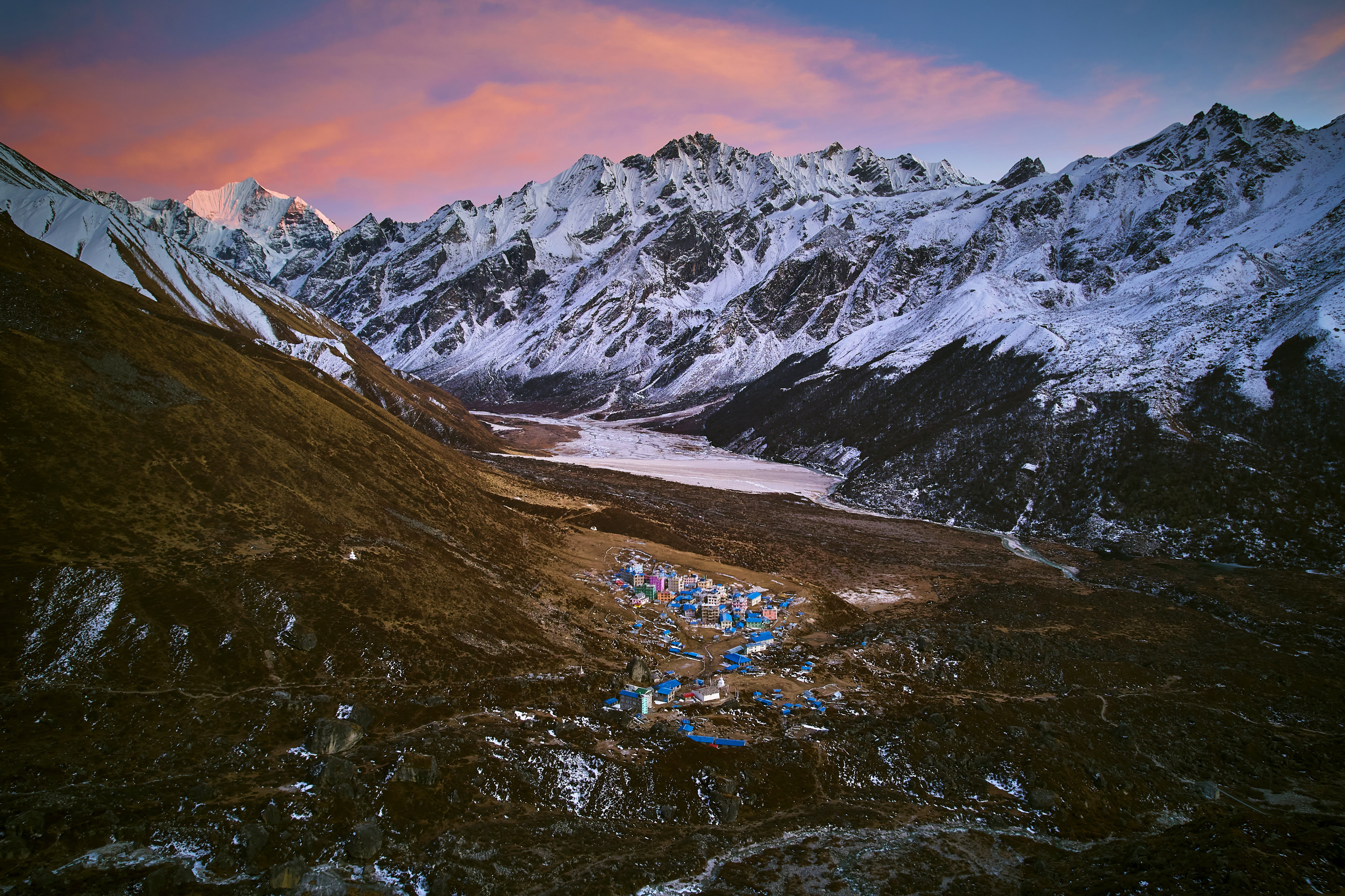 Fjelltur i Langtang-dalen