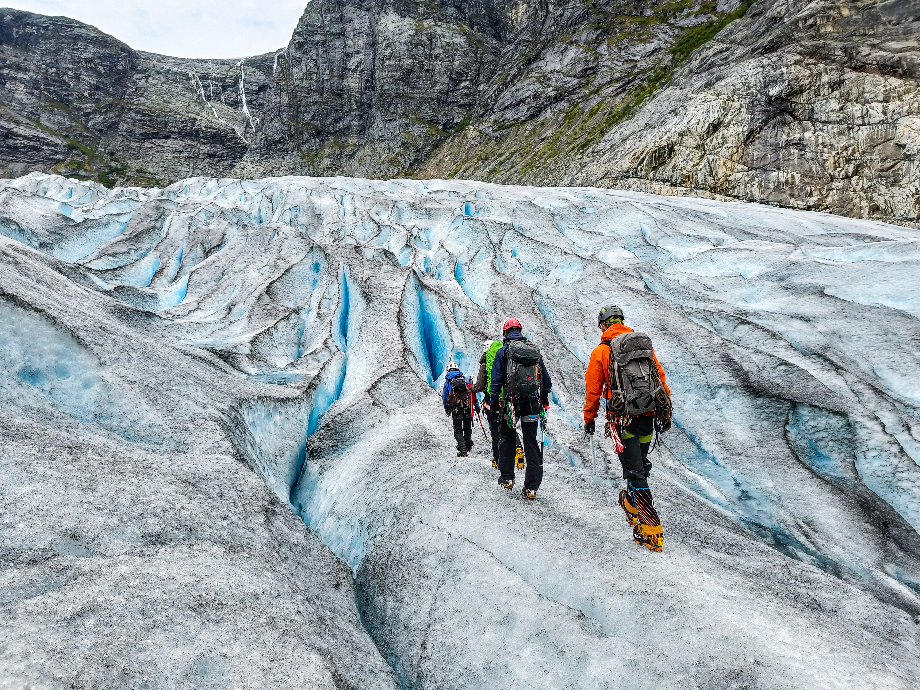 Ekspedisjonstrening på Nigardsbreen